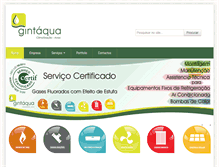 Tablet Screenshot of gintaqua.com